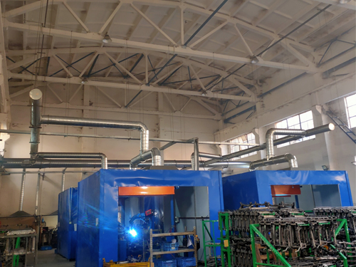 機(jī)器人焊接除塵排煙風(fēng)管