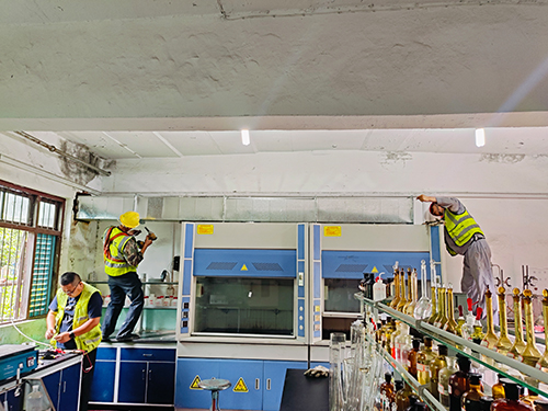 不銹鋼廢氣處理管道安裝