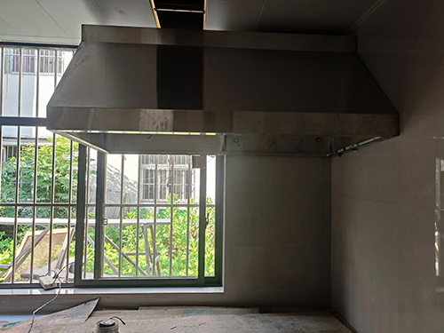 廚房不銹鋼煙罩安裝案例